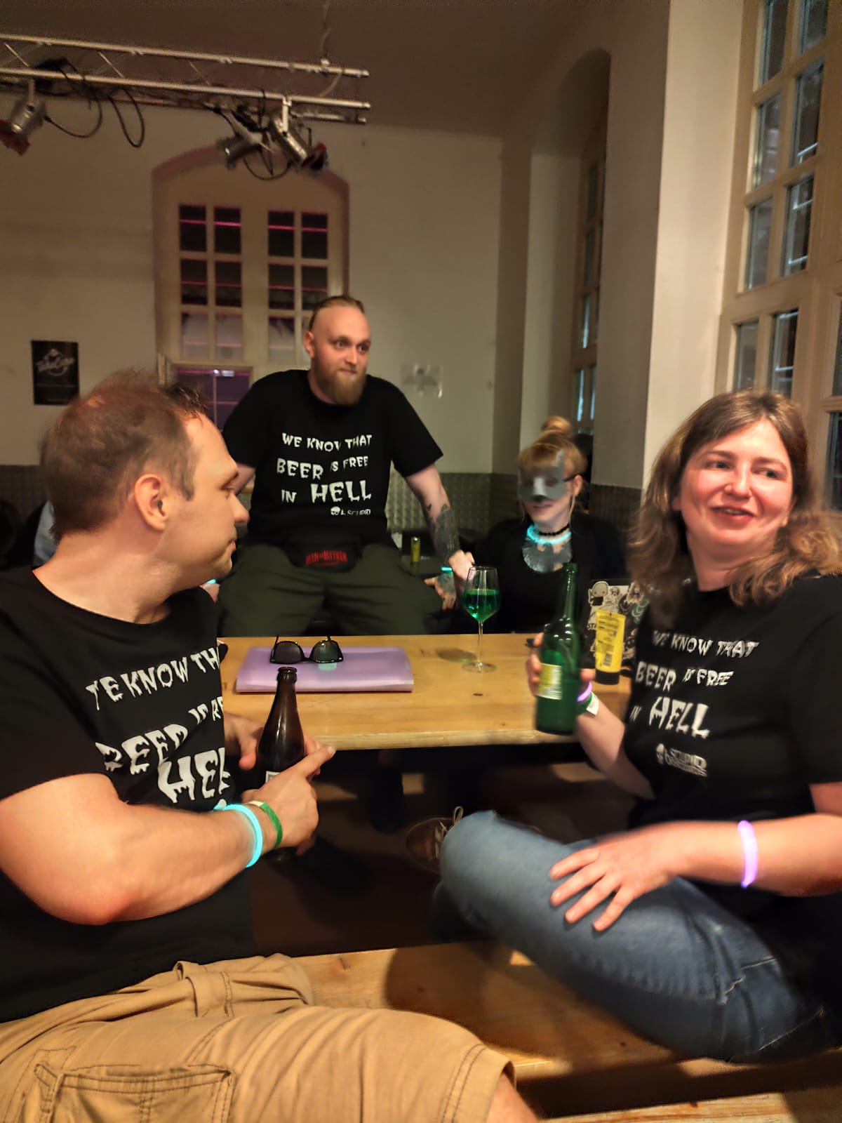 Backstage treffen